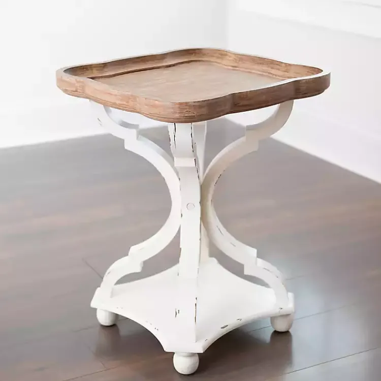 Accent & End Tables-Kirklands Home Corina Scalloped Accent Table