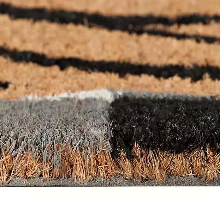 Doormats-Kirklands Home Black And White Buffalo Check Welcome Mat