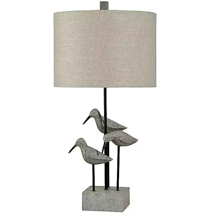 Table Lamps-Kirklands Home Sandpiper Table Lamp Gray