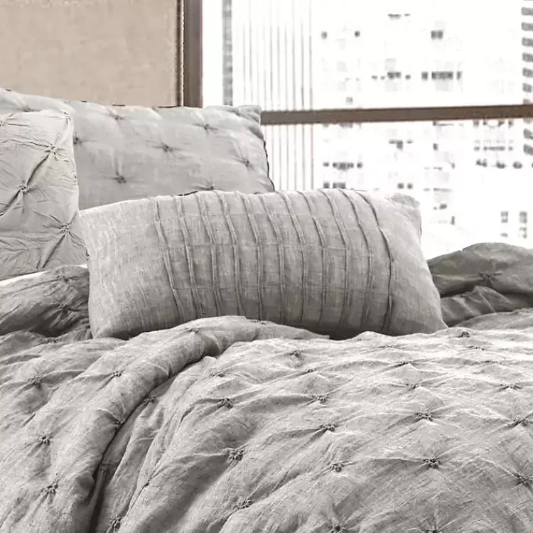 Comforters-Kirklands Home Ravello 5-pc. Full/Queen Comforter Set Gray