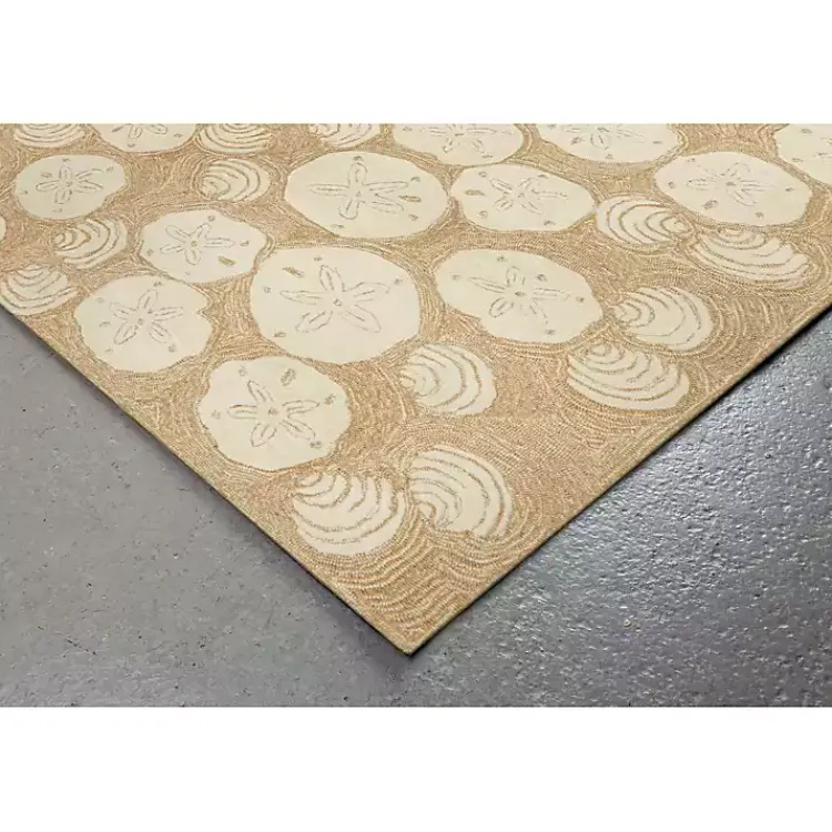 Doormats-Kirklands Home Natural Sand Dollar Outdoor Mat Tan