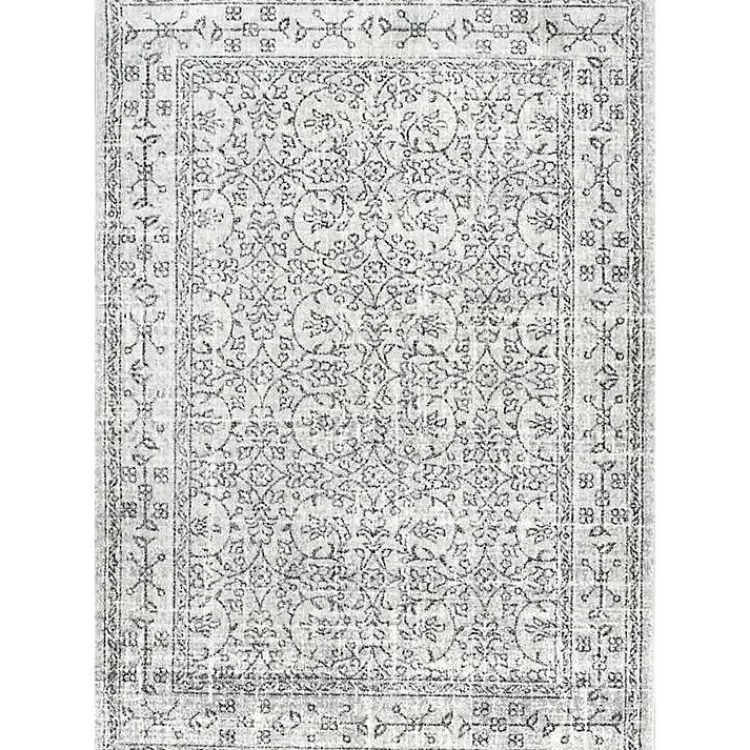 Area Rugs-Kirklands Home Waddell Vintage Area Rug, 5x8 Gray
