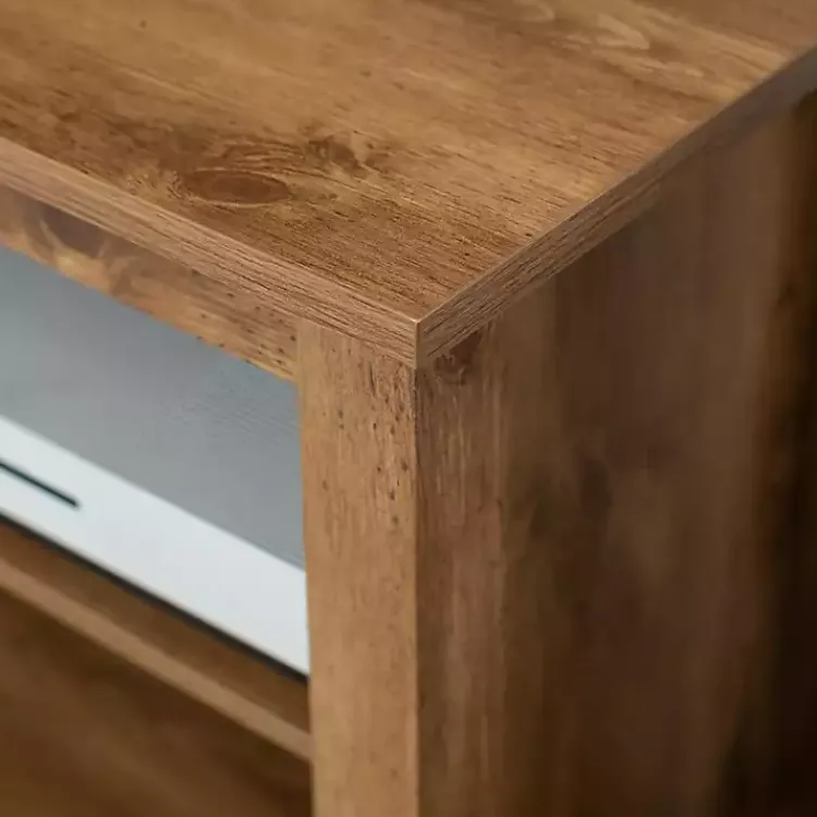 Tv Stands & Media Consoles-Kirklands Home Barnwood TV Stand, 70 in. Brown