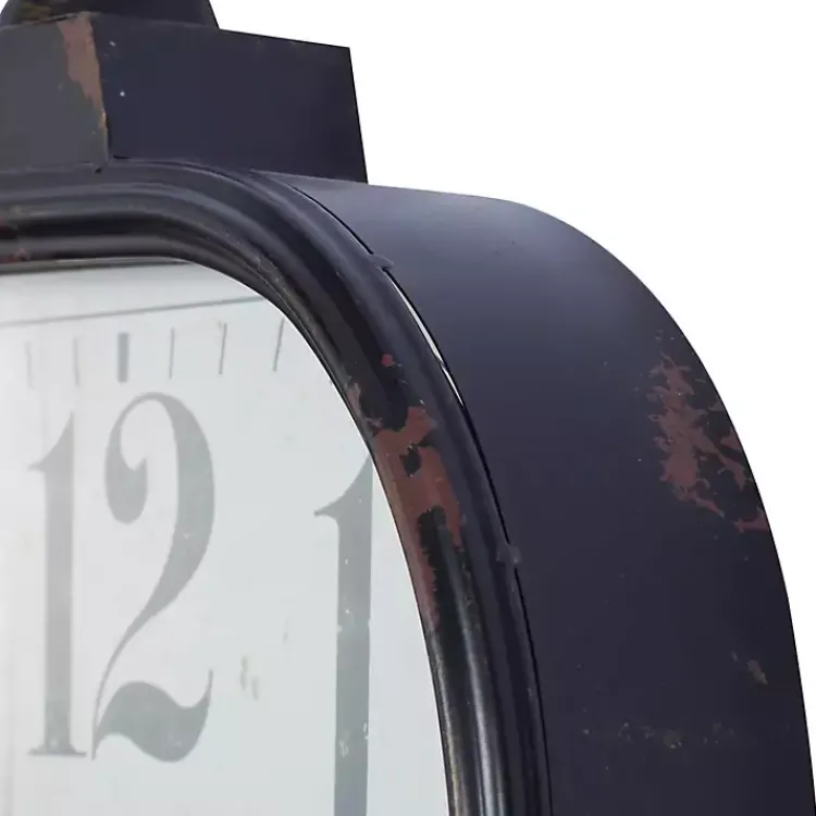 Clocks-Kirklands Home Brady Rustic Metal Wall Clock