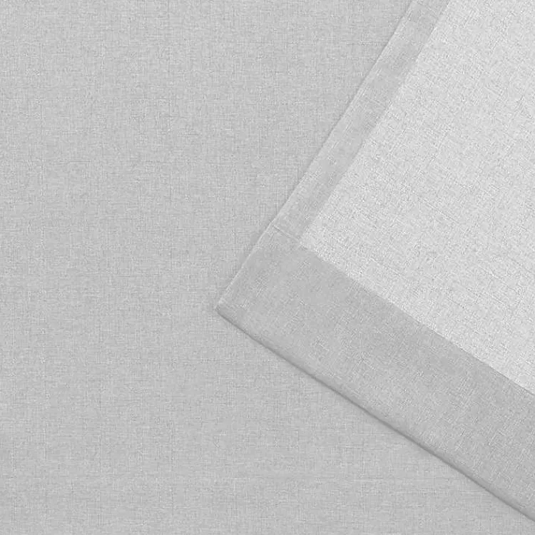 Curtains & Drapes-Kirklands Home Light Lila Curtain Panel Set, 84 in. Gray