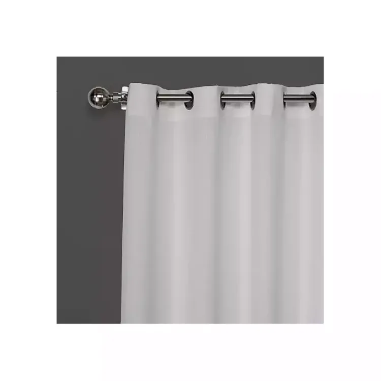 Curtains & Drapes-Kirklands Home Lila Curtain Panel Set, 84 in. White