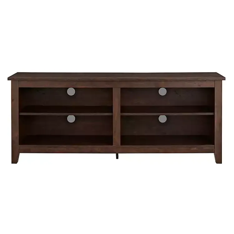 Tv Stands & Media Consoles-Kirklands Home Wood TV Stand, 58 in. Brown