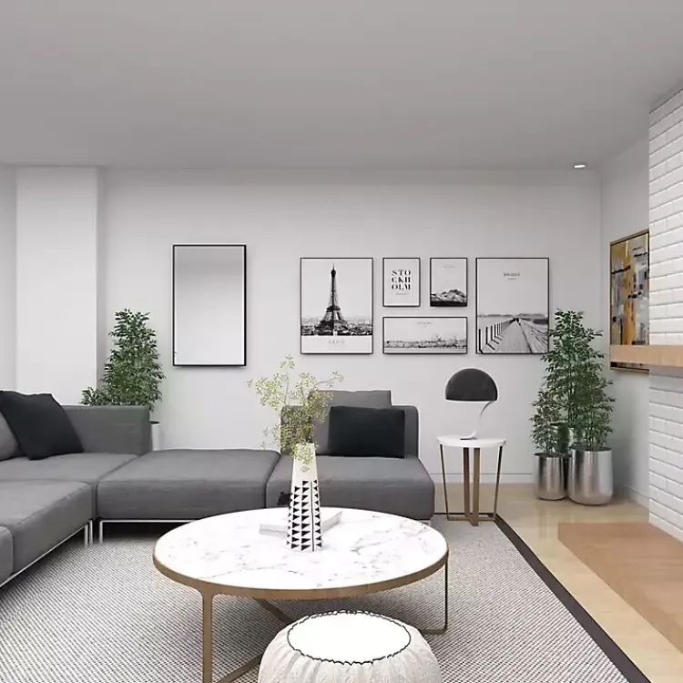 Framed Mirrors-Kirklands Home Wood Framed Mirror, 24x40 in. Black