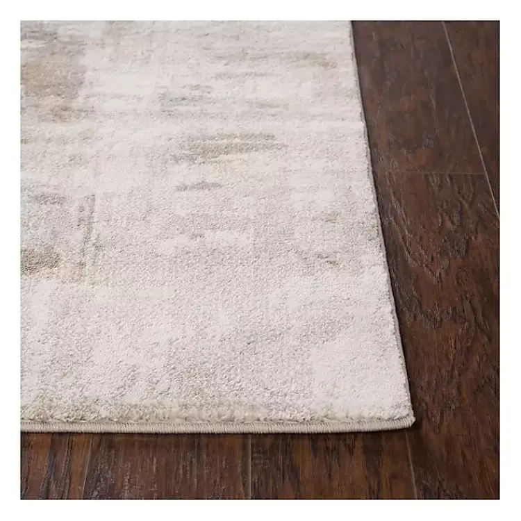 Area Rugs-Kirklands Home Tan Edward Abstract Area Rug, 5x7