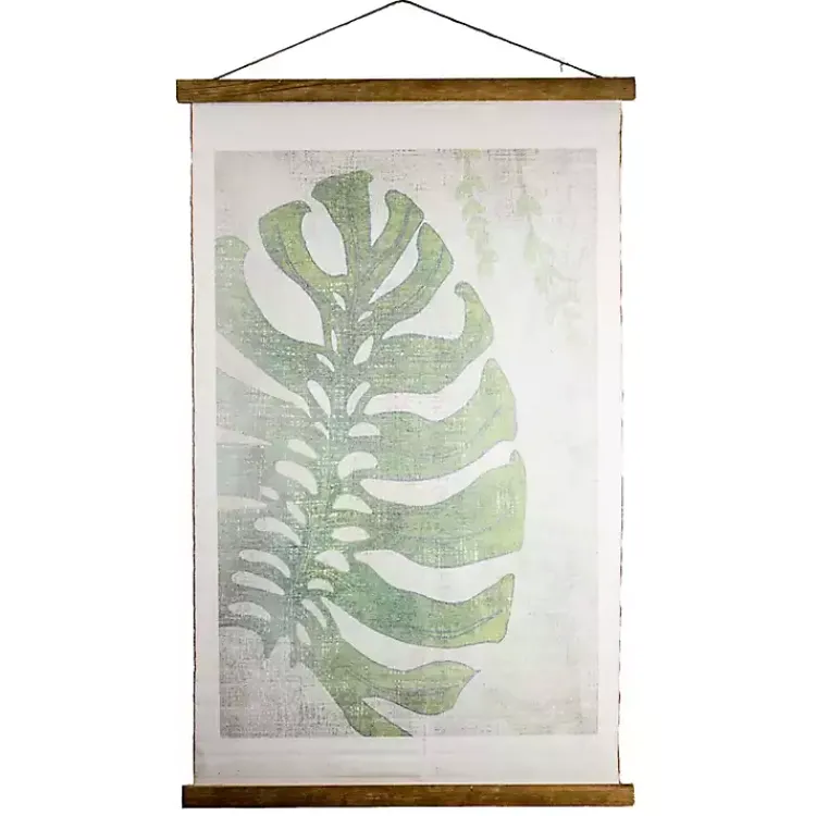 Wall Plaques-Kirklands Home Taro Scroll Tapestry Green