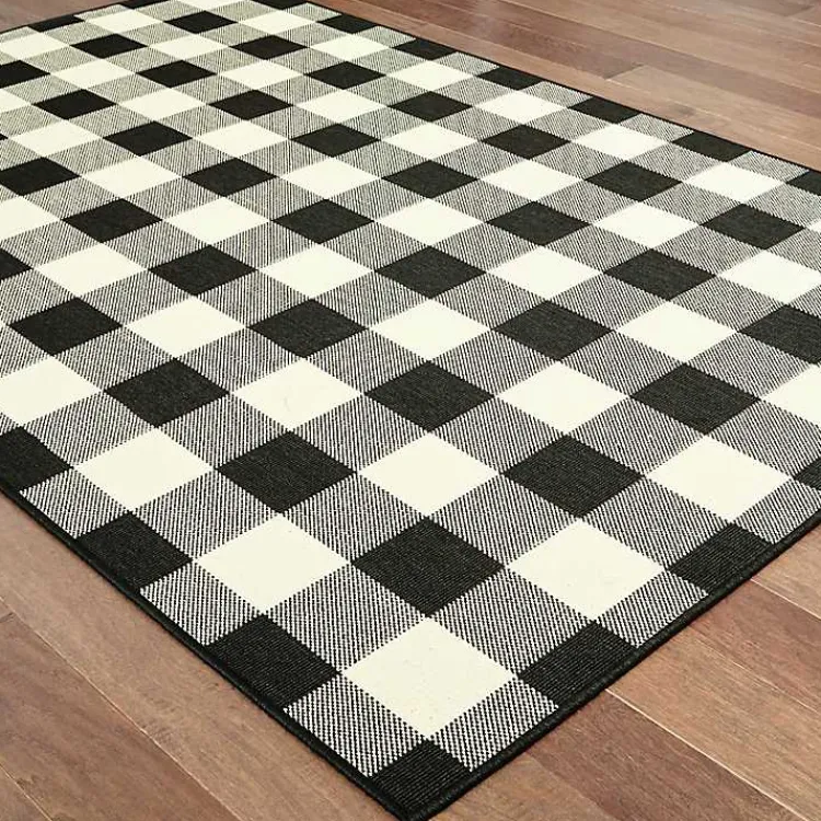Area Rugs-Kirklands Home Madura Buffalo Check Outdoor Area Rug, 8x13