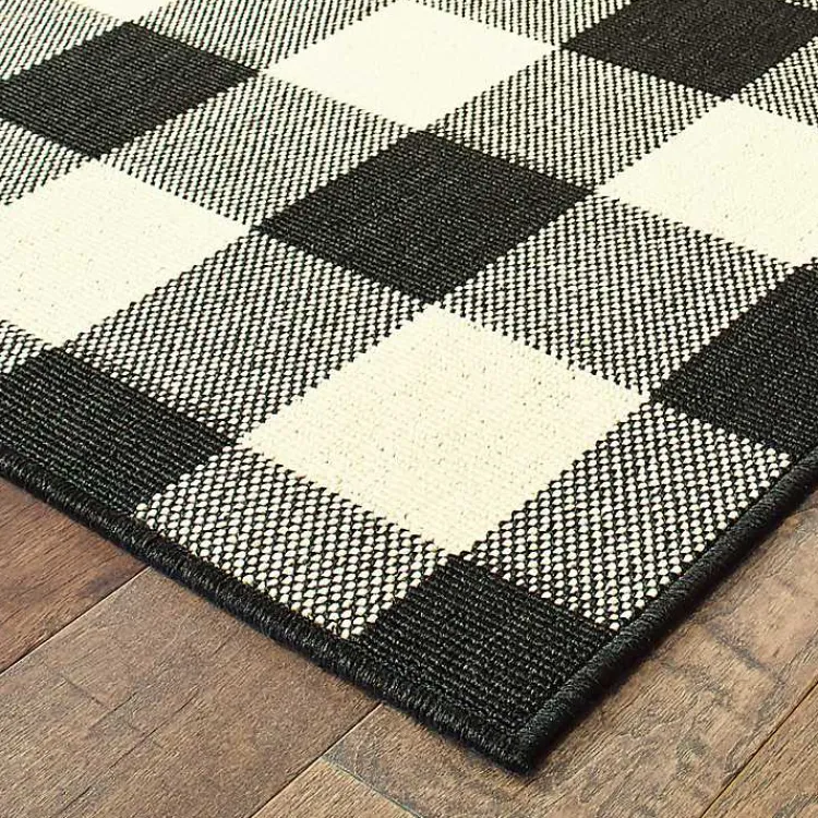 Area Rugs-Kirklands Home Madura Buffalo Check Outdoor Area Rug, 8x13
