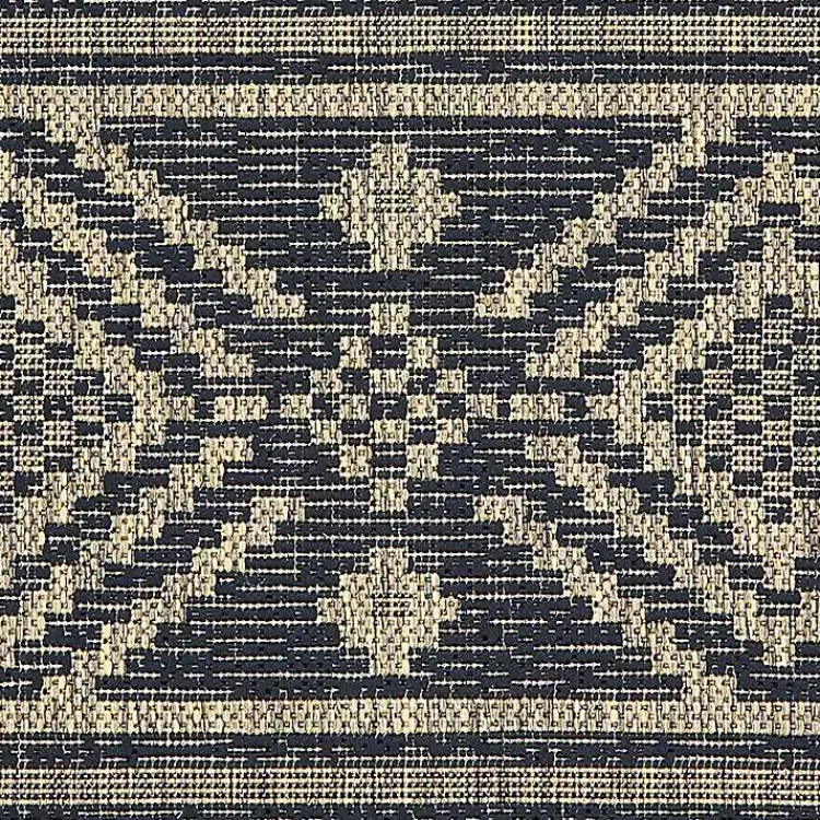 Outdoor Rugs-Kirklands Home Greek Key Sun Shower Outdoor Area Rug, 5x8