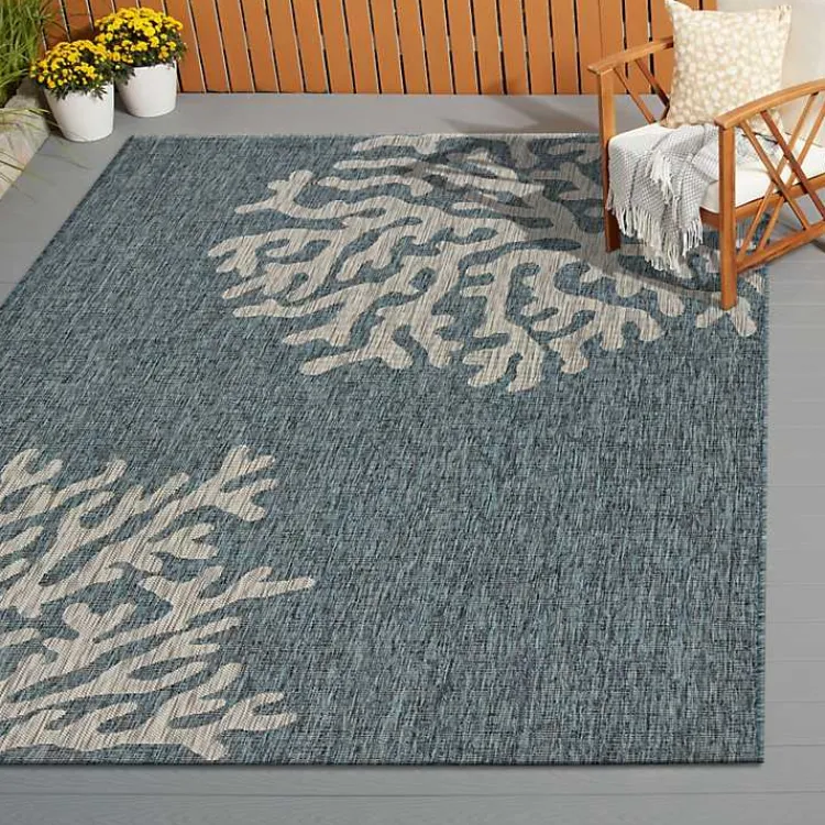 Outdoor Rugs-Kirklands Home Andros Reef Captiva Outdoor Area Rug, 5x7