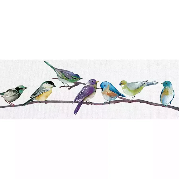 Canvas Art-Kirklands Home Colorful Bird Spot Canvas Art Print Multi