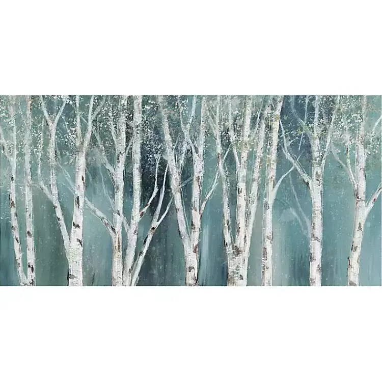 Canvas Art-Kirklands Home Soft Birch on Blue Canvas Art Print