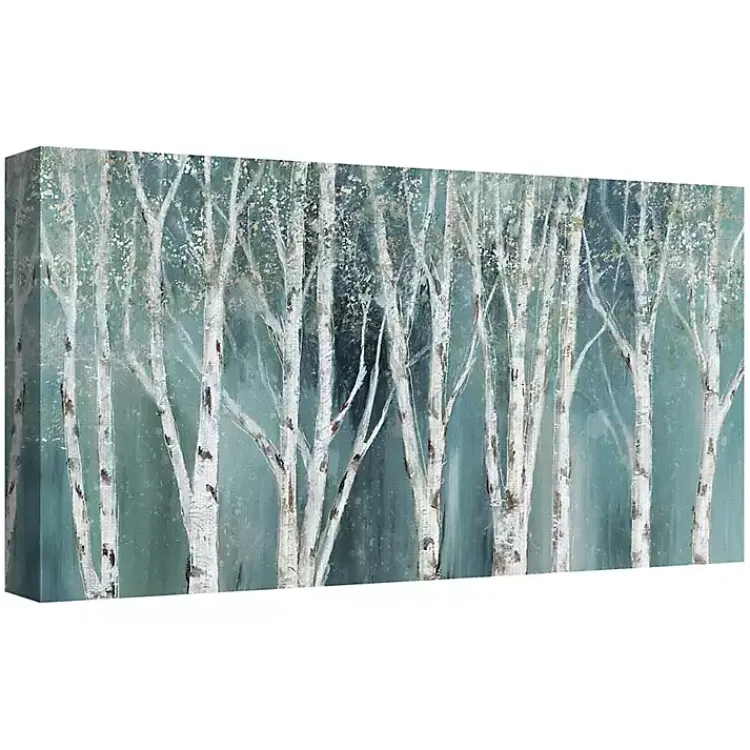 Canvas Art-Kirklands Home Soft Birch on Blue Canvas Art Print