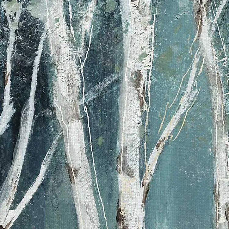 Canvas Art-Kirklands Home Soft Birch on Blue Canvas Art Print