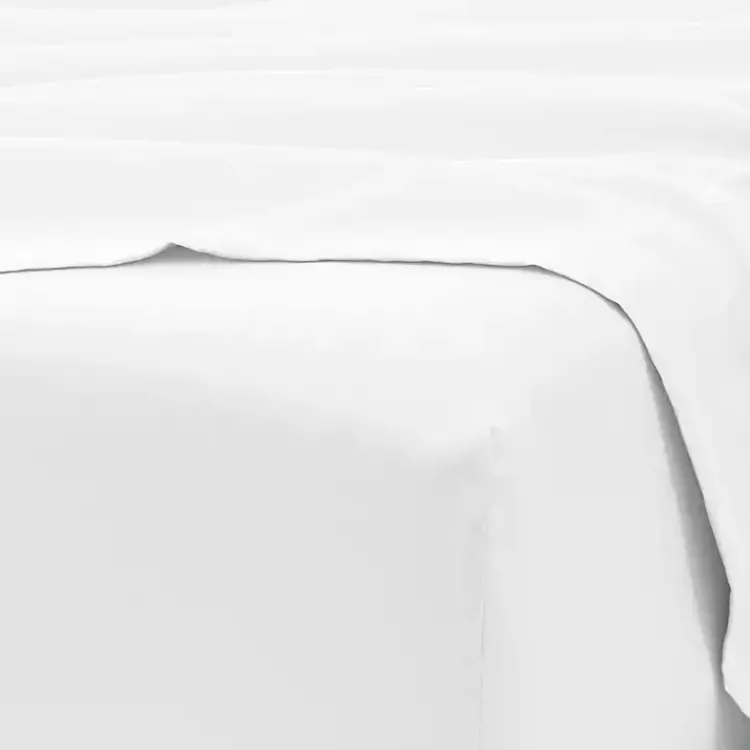 Bed Sheets-Kirklands Home Ultra Soft 4-pc. Twin XL Sheet Set White