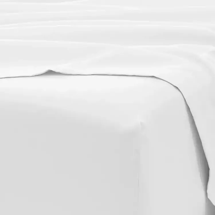 Bed Sheets-Kirklands Home Ultra Soft 4-pc. King Sheet Set White