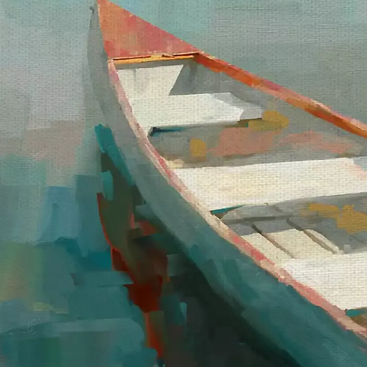 Canvas Art-Kirklands Home Coral Canoe I Canvas Art Print