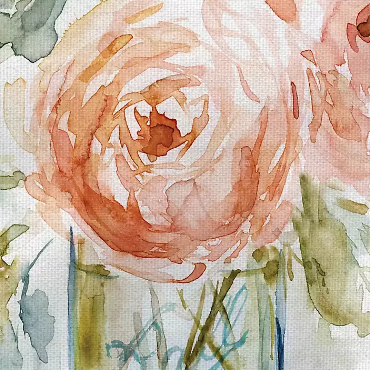 Canvas Art-Kirklands Home Cabbage Roses I & II Canvas Art Prints, Set of 2