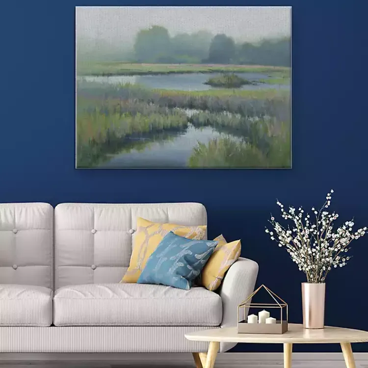 Canvas Art-Kirklands Home Morning at Edmund's Marsh Canvas Art Print