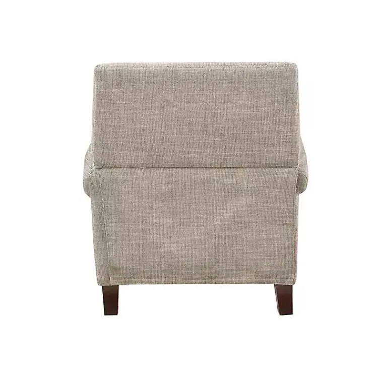 Accent Chairs-Kirklands Home Evanston Push-Back Sand Recliner Gray