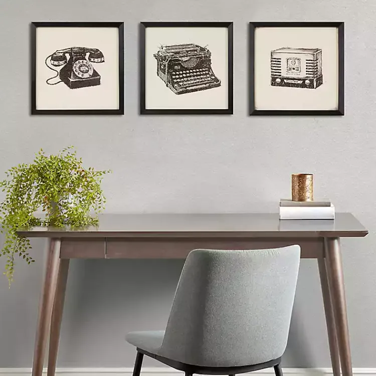 Framed Art-Kirklands Home Vintage Model Framed Art Prints, Set of 3