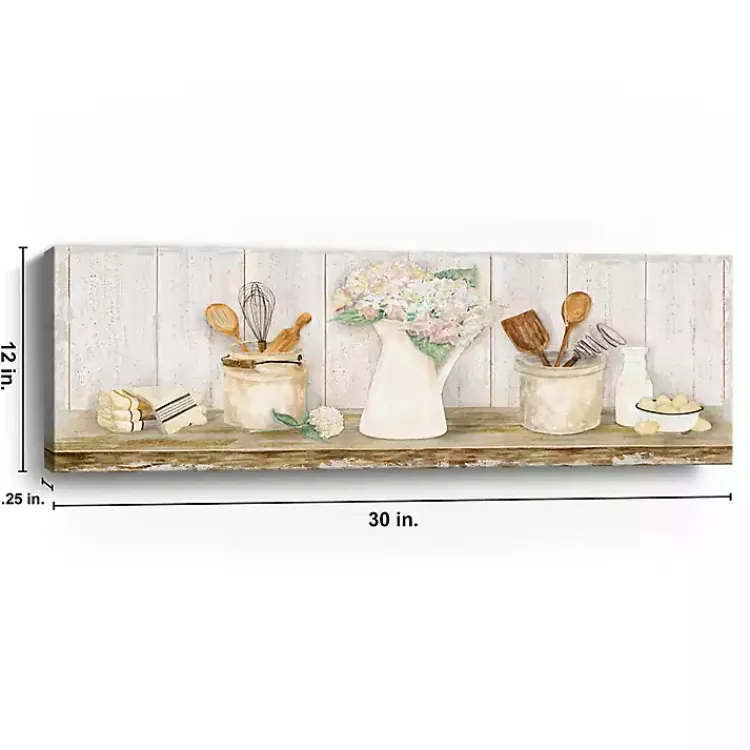 Canvas Art-Kirklands Home Vintage Kitchen Panel Giclee Canvas Art Print
