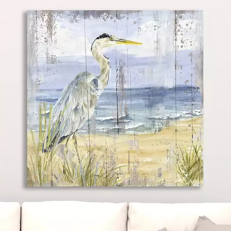 Canvas Art-Kirklands Home Rustic Birds of the Coast I Canvas Art Print Multi