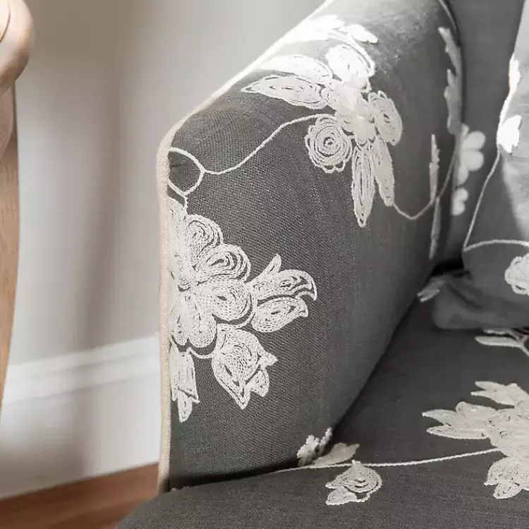 Accent Chairs-Kirklands Home Natalie Floral Accent Chair