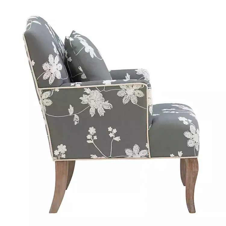 Accent Chairs-Kirklands Home Natalie Floral Accent Chair