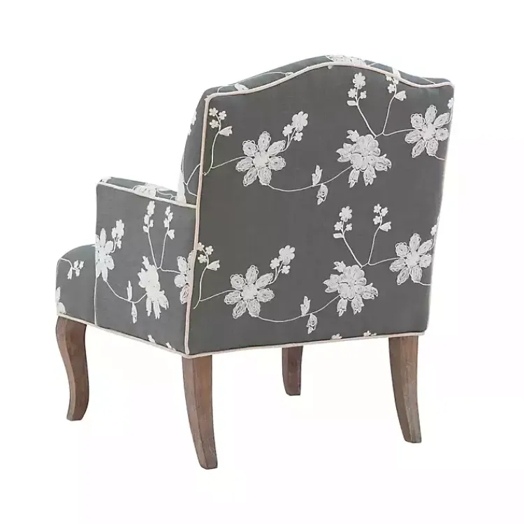 Accent Chairs-Kirklands Home Natalie Floral Accent Chair