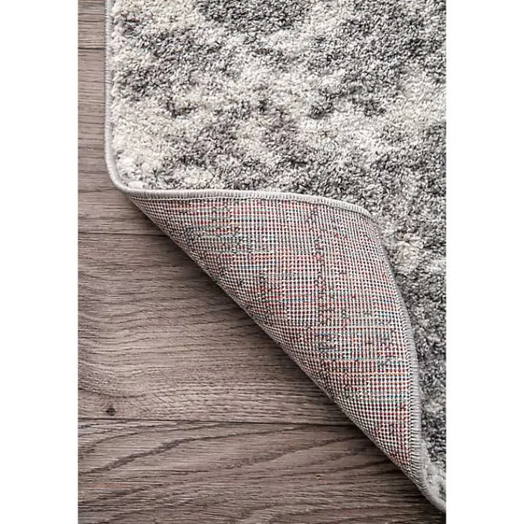 Area Rugs-Kirklands Home Silver Deena Abstract Area Rug, 7x9
