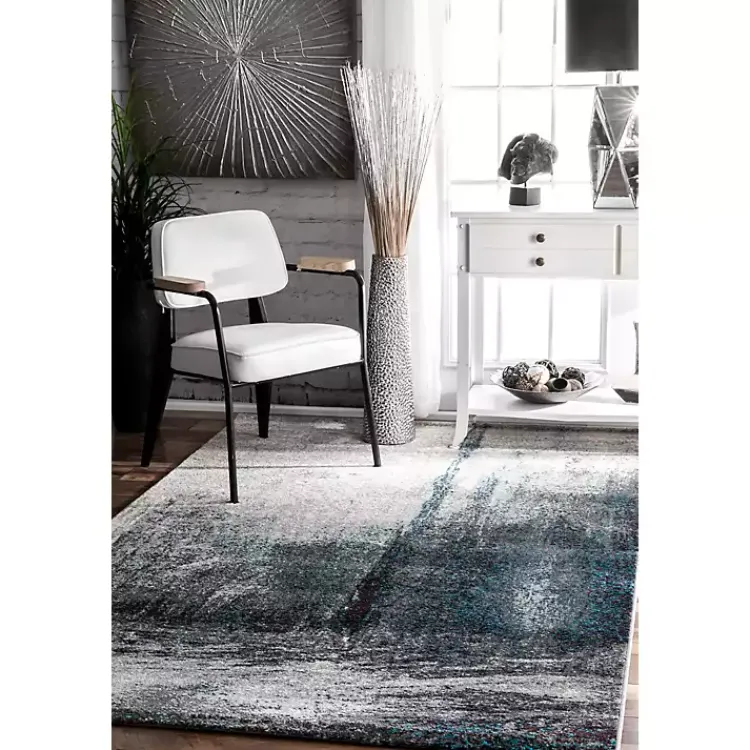 Area Rugs-Kirklands Home Blue Nora Abstract Area Rug, 5x8