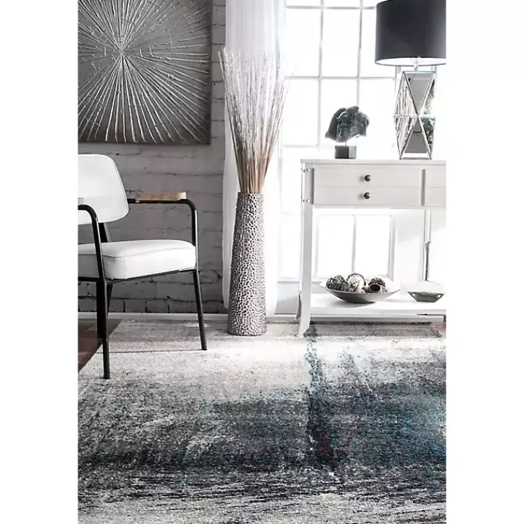 Area Rugs-Kirklands Home Blue Nora Abstract Area Rug, 5x8