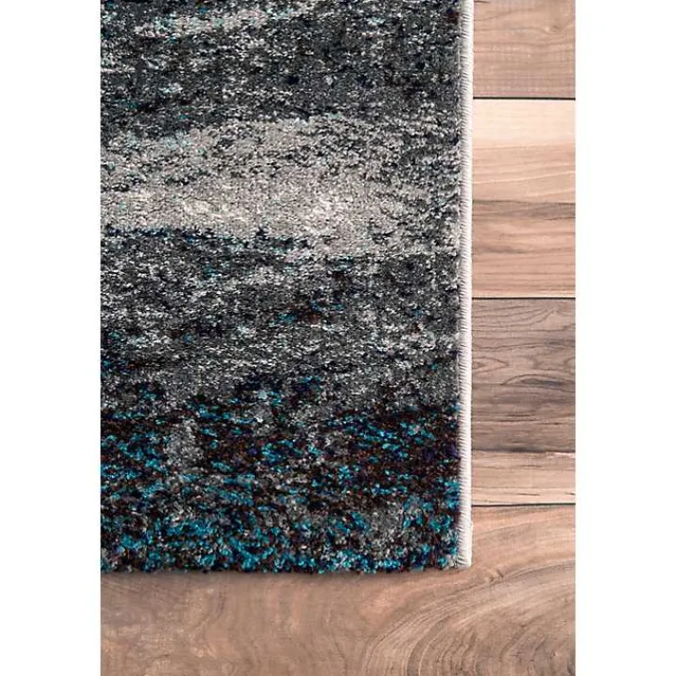Area Rugs-Kirklands Home Blue Nora Abstract Area Rug, 5x8