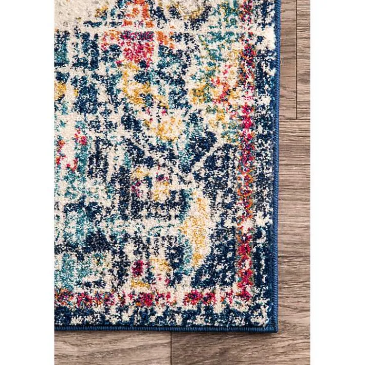 Area Rugs-Kirklands Home Mara Vintage Medallion Area Rug, 5x8 Multi