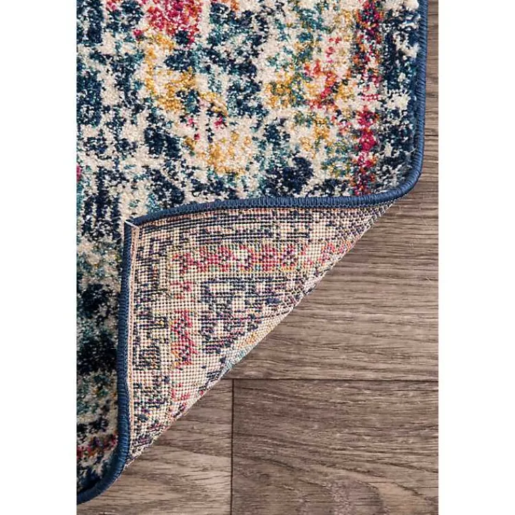 Area Rugs-Kirklands Home Mara Vintage Medallion Area Rug, 5x8 Multi