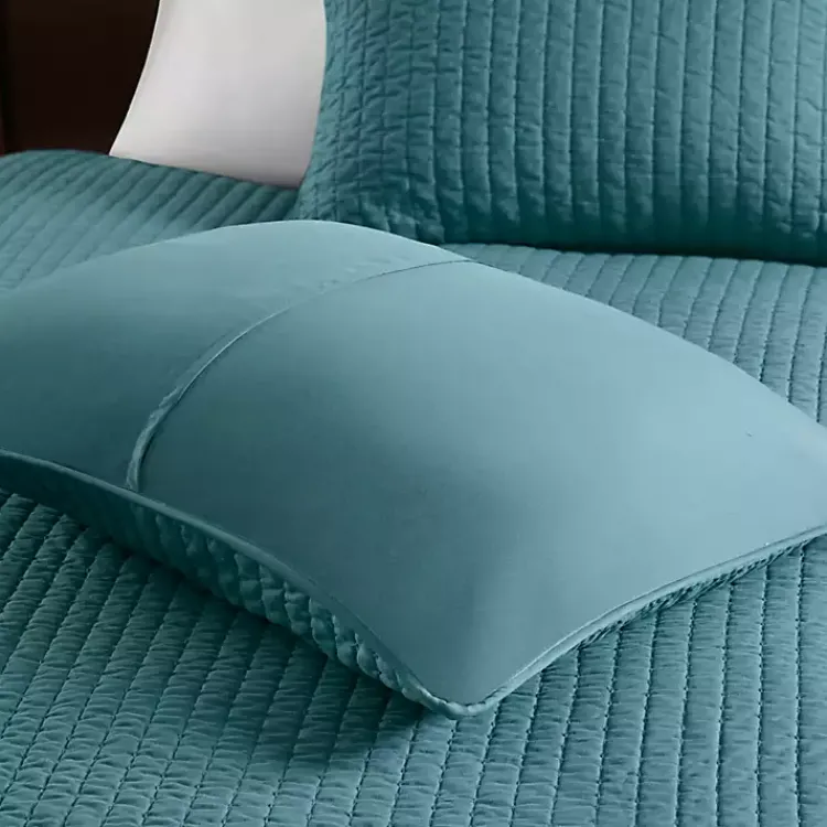 Bedspreads & Coverlets-Kirklands Home Jaxson 3-pc. Reversible King Coverlet Set Blue