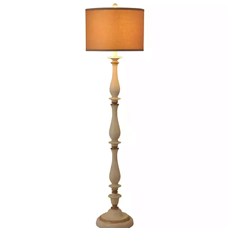 Floor Lamps-Kirklands Home Traditional Marseilles Floor Lamp Tan