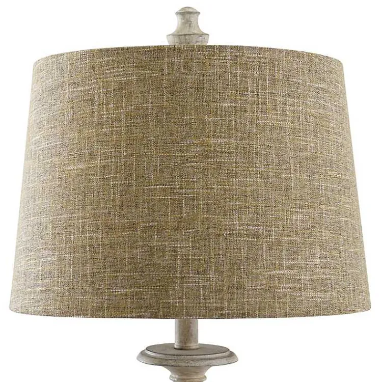 Table Lamps-Kirklands Home Natural Traditional Farmhouse Table Lamp Tan