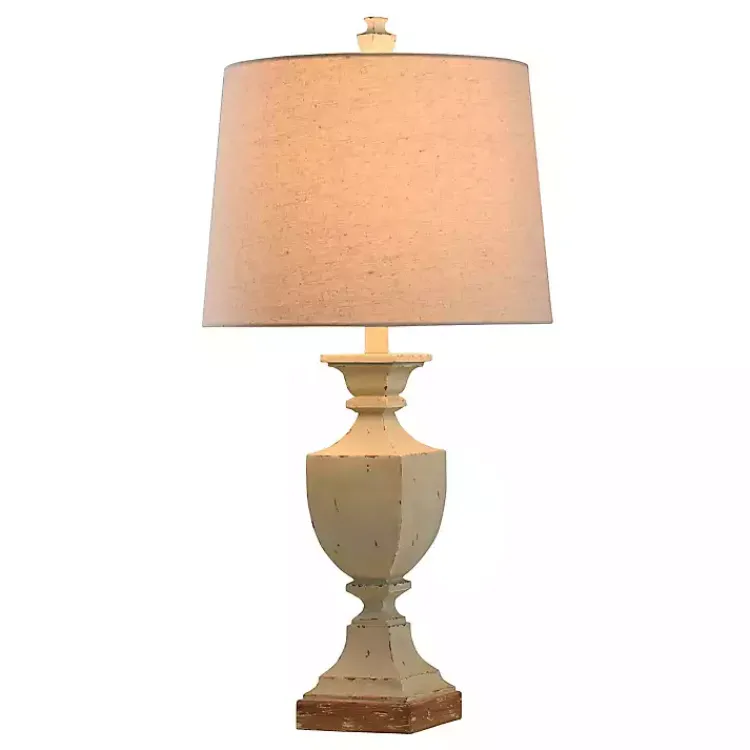Table Lamps-Kirklands Home Basilica Sky Farmhouse Table Lamp Tan