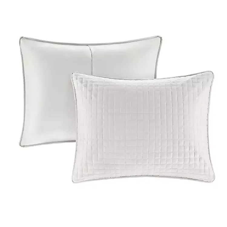 Bedspreads & Coverlets-Kirklands Home Nash 3-pc. Reversible King Coverlet Set Gray