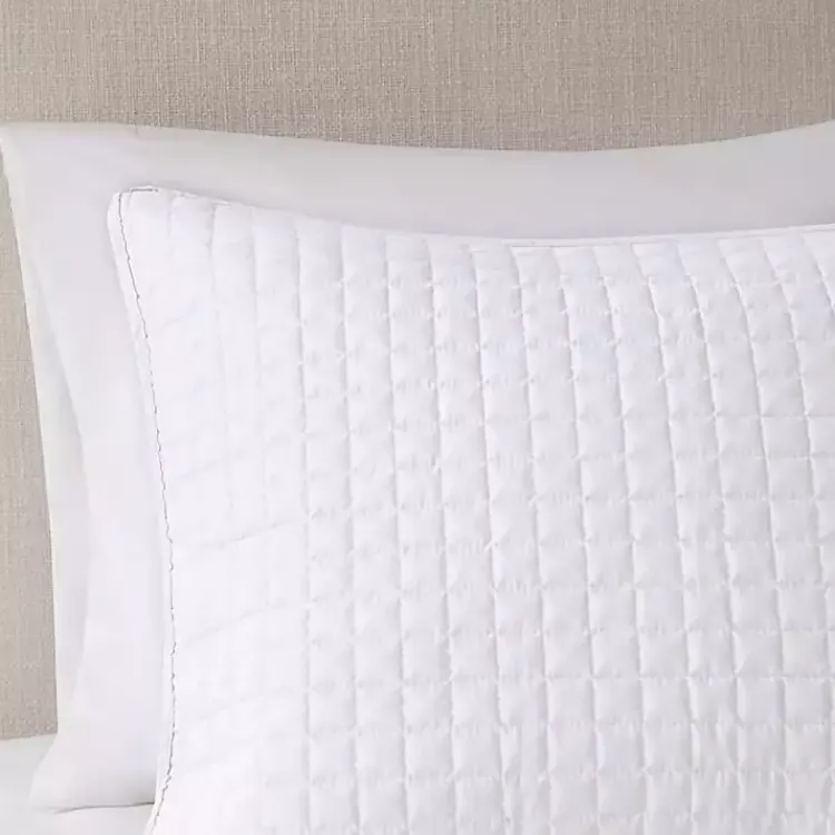 Bedspreads & Coverlets-Kirklands Home Nash 3-pc. Reversible King Coverlet Set White