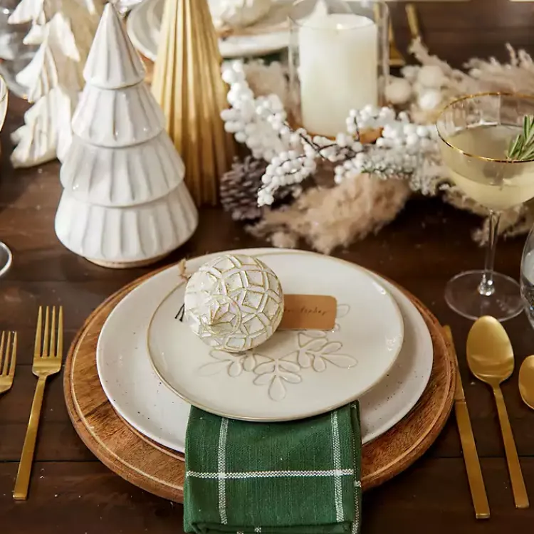 Dinnerware-Kirklands Home Speckled Cream Simple Things Dinner Plate Ivory