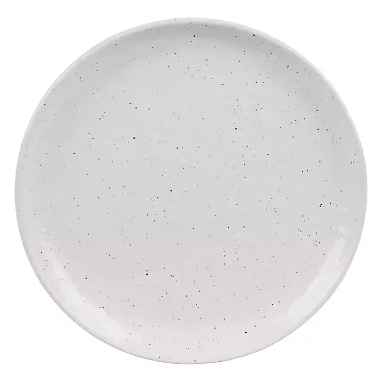 Dinnerware-Kirklands Home Cream Simple Things Salad Plates, Set of 4 Ivory