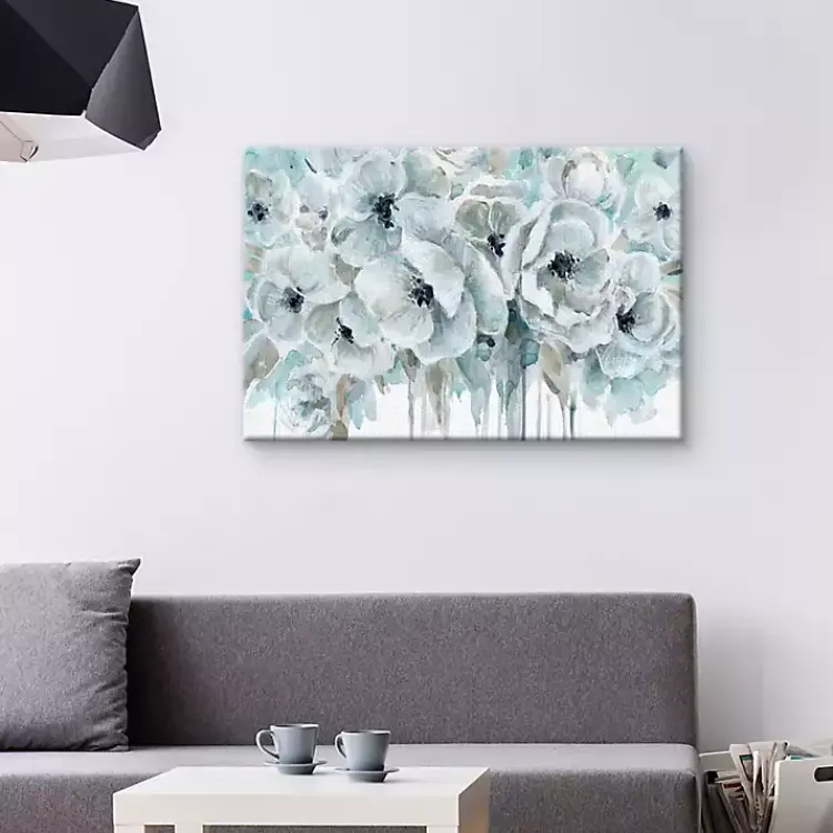 Canvas Art-Kirklands Home Teal Harmony Canvas Art Print by Carol Robinson