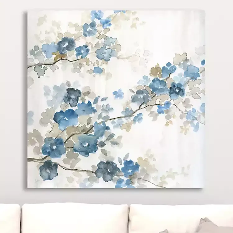 Canvas Art-Kirklands Home Dogwood in I Giclee Canvas Art Print Blue
